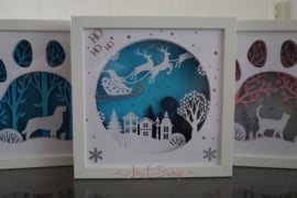 Shadow Box Kerst