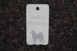 Label Alaskan Malamute