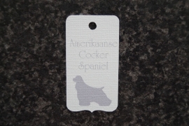 Label Amerikaanse Cocker Spaniel