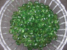 Facet rondel groen 10 bij 6 mm