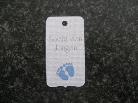 Label Hoera een Jongen Voetjes 3