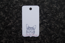 Label Pembroke Welsh Corgi