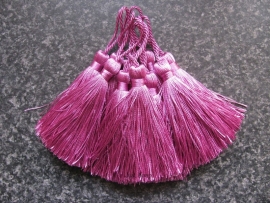 Luxe tassel Licht Fuchsia