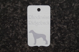 Label Rhodesian Ridgeback