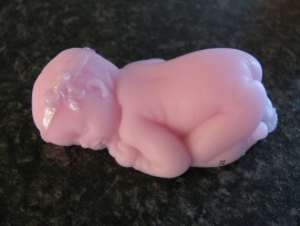 Baby met haarband
