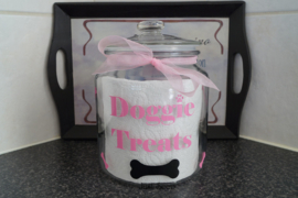 Snoeppot Doggie Treats Roze