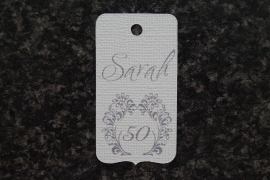 Label Sarah 50