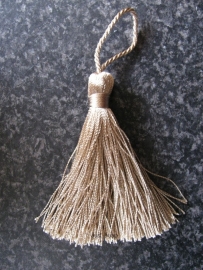 Luxe tassel Donker khaki