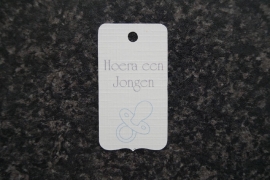 Label Hoera een Jongen Speen 2