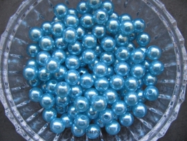 Acryl parels turquoise 10mm