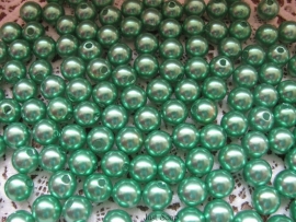 Acryl parels groen 10mm