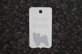 Label Vlinderhondje
