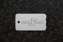 Label Mrs & Mrs