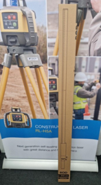 Laserbaak 1.20 - 2.40 - Flexilat met snelspanschroef