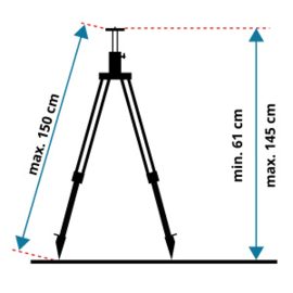 CCL680G SET All-in-one multilijnlaser zelfnivellerend met opdraaibaar statief - Groen