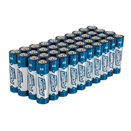 AA super alkaline batterij LR06, 40 pk