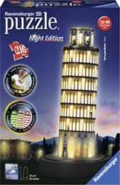 Puzzel 3D Toren Van Pisa Night Edition