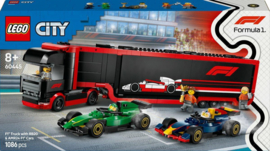60445 Lego City F1 Truck+ Auto,s