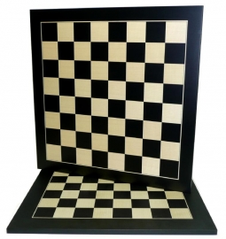 Schaakbord Zwart/Ahorn 52 cm