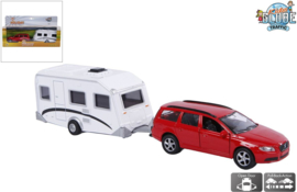 Volvo met Caravan