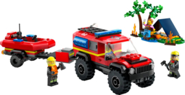 60412 Lego City Brandweerauto met Boot
