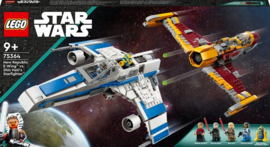 75364Star Wars E-wing en Starfighter