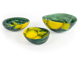 CIgr02 Groene schaal met citroenen medium