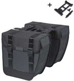 Basil Tour Waterproof MIK 28 liter 14 x 29 x 30 cm (2x) - zwart