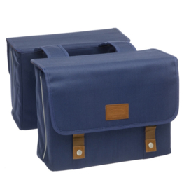 Dubbele Tas New looxs mondi double canvas blue