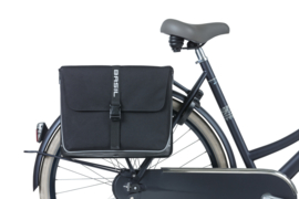 Dubbele fietstas Basil Forte 35 liter - zwart