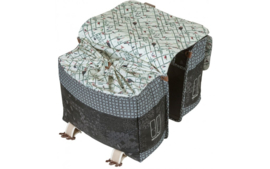 Dubbele fietstas Basil Bohème Carry All - 35 liter - zwart