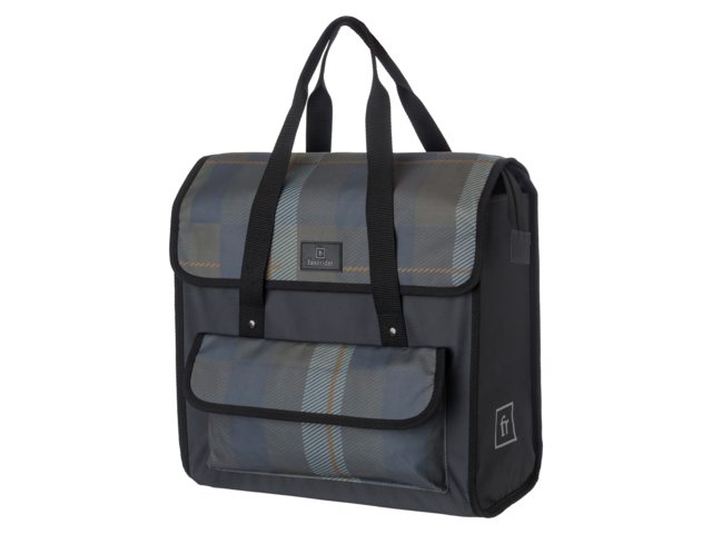 FAST RIDER LASSE LUXE SHOPPER FIETSTAS BASICS CHECK CG