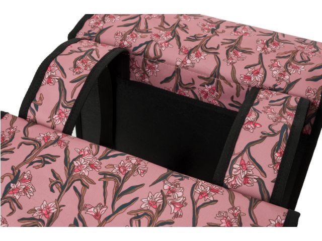 FASTRIDER NYLA DUBBELE FIETSTAS TREND  KIDS FLOURISH/ROZE