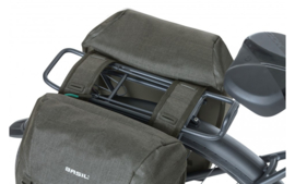 Dubbele fietstas Basil Discovery 365D - 18 liter - black melee