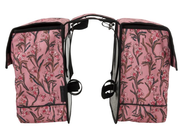 FASTRIDER NYLA DUBBELE FIETSTAS TREND  KIDS FLOURISH/ROZE