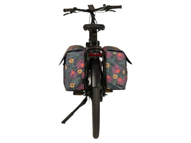 FASTRIDER  NYLA DUBBELE FIETSTAS TREND LOLA FLOWER
