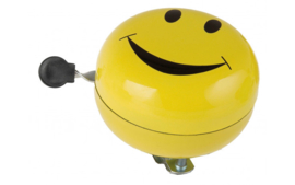 Fietsbel M-Wave Ding-Dong ø80mm - Smiley Geel