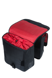 Dubbele Tas Basil Sport Design - 32 liter - zwart
