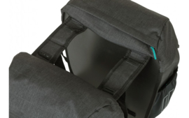 Dubbele fietstas Basil Discovery 365D - 18 liter - black melee