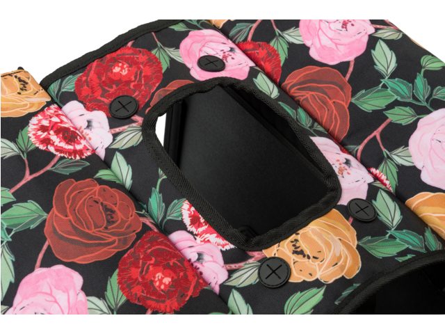 FASTRIDER NYLA DUBBELE FIETSTAS TREND FLORAL