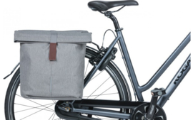 Dubbele fietstas Basil City - 28-32 liter - grey melee