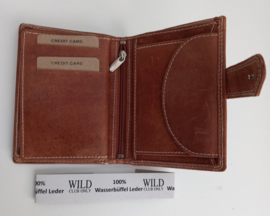 Hunters Beurs Bruin Vintage Echt Buffelleder