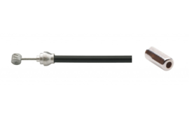 Rem kabelkit Elvedes 1700mm / 2250mm 2 nippels verzinkt - zwart