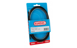 Rem kabelkit Elvedes 1700mm / 2250mm 2 nippels verzinkt - zwart