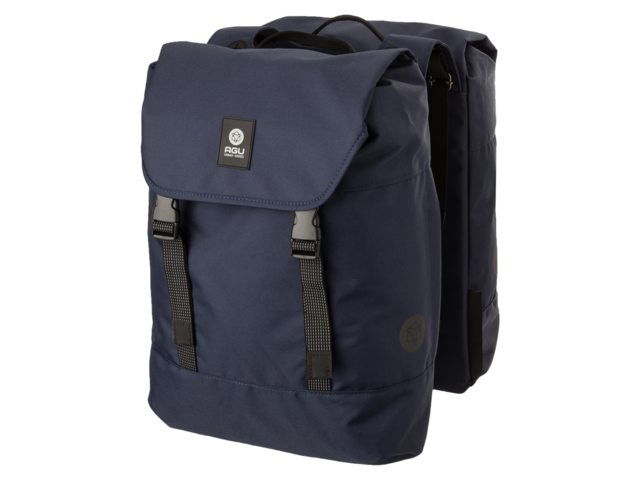 AGU DWR DUBBELE FIETSTAS URBAN NAVY