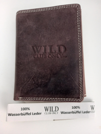 Wild Club Portomonnee Bruin/Antra Vintage Buffel leer