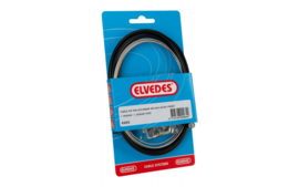 Rollerbrake kabelkit Elvedes voorrem  BR-IM41/50/53 1000mm / 1250mm RVS - zwart