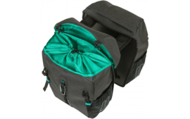 Dubbele fietstas Basil Discovery 365D - 18 liter - black melee