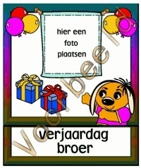 Verjaardag broer 1