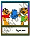 Rugzak afgeven - GEBR